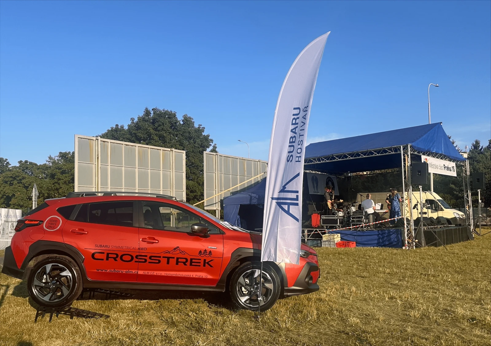 Crosstrek na akci Na křídlech Modrých andělů